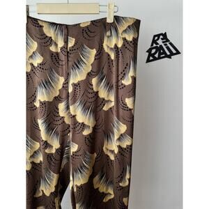 Dries Van Noten Paola Ginko-print Pants Silk